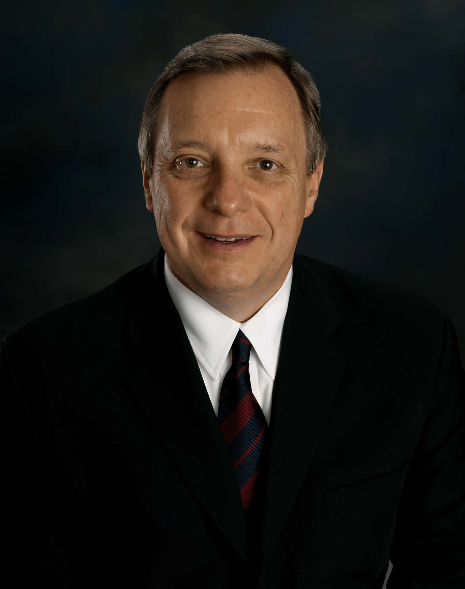 Portrait Of Politician Richard Durbin Background