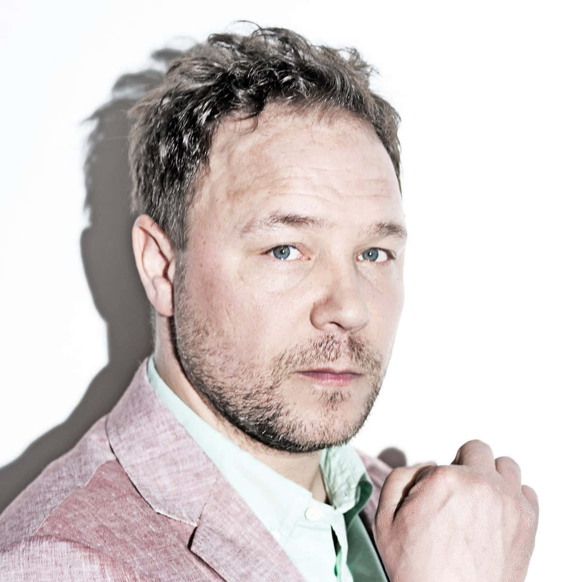 Portrait Of Renowned Actor Stephen Graham Background