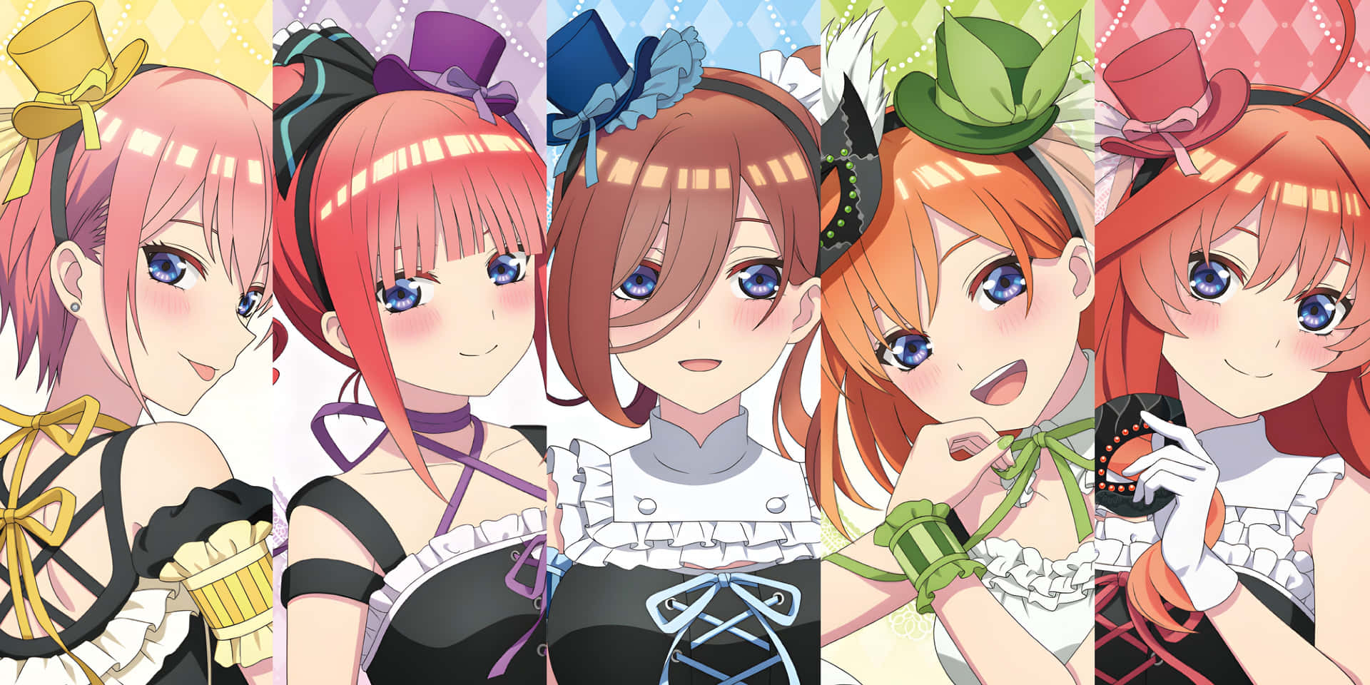 Portrait Of The Quintessential Quintuplets Background