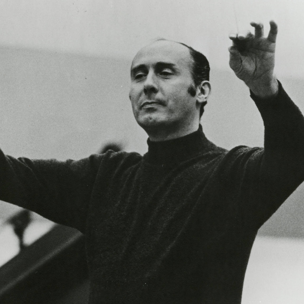 Portrait Of The Renowned American Composer, Henry Mancini Background