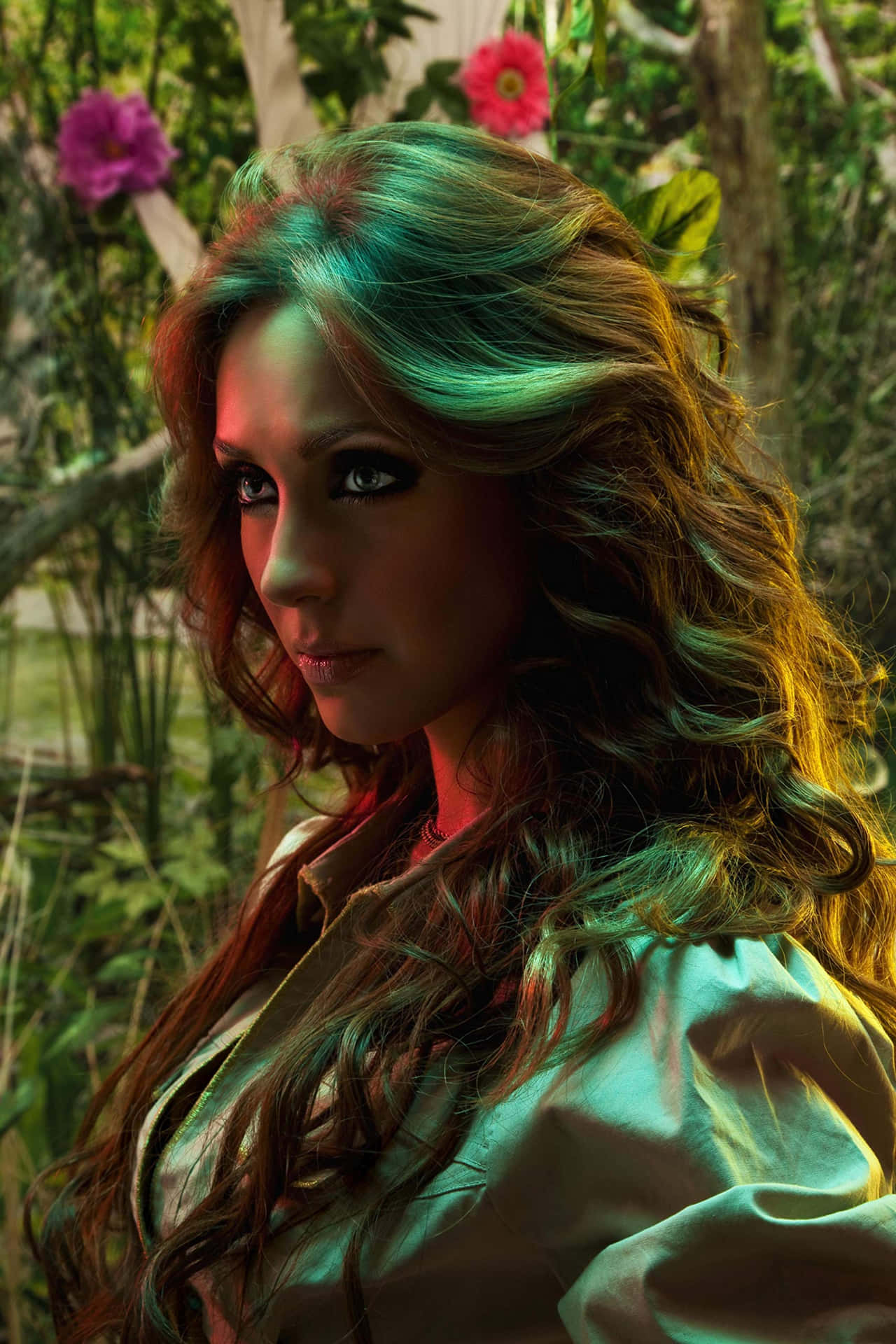 Portrait Of The Talented Mexican Actress Anahi Background