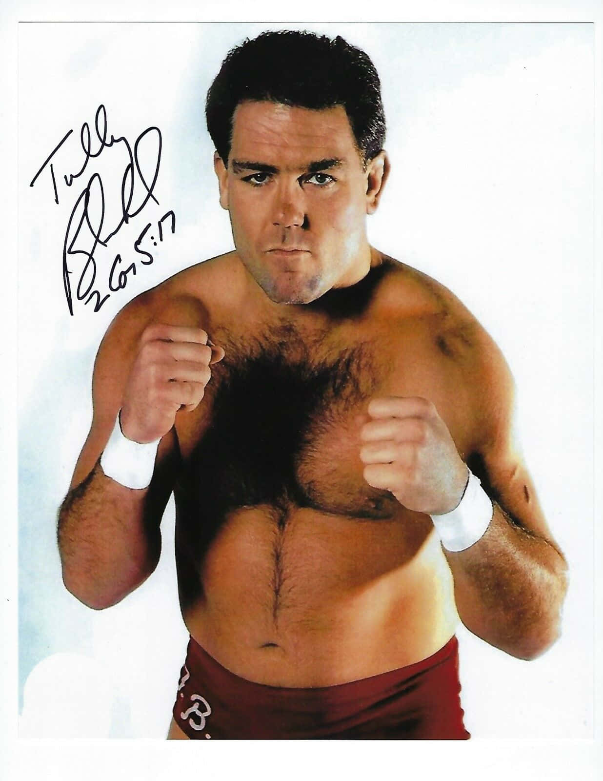 Portrait Of Tully Blanchard, Legendary Professional Wrestler Background