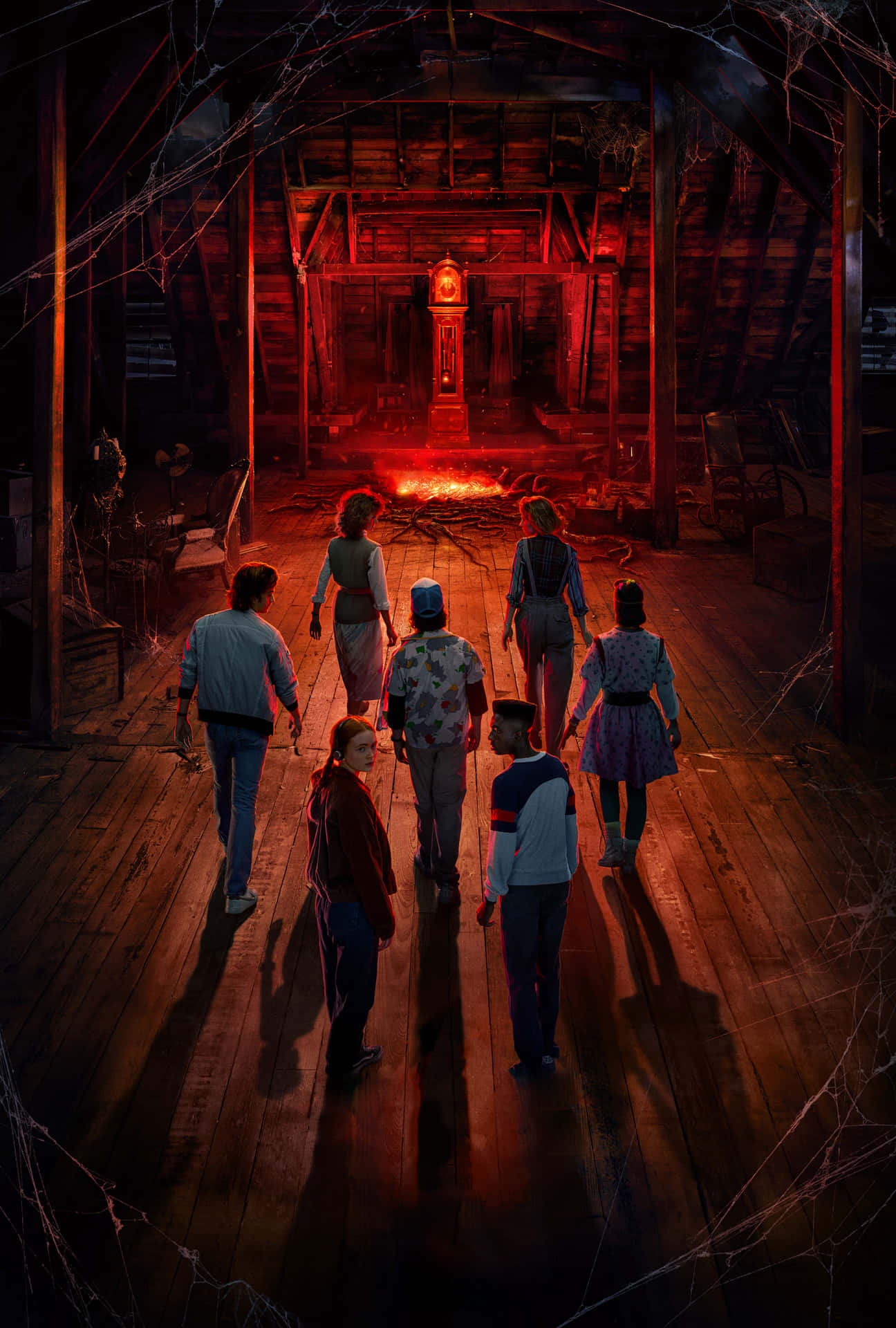 Portrait Official Poster Seaon 3 Stranger Things Pfp Background