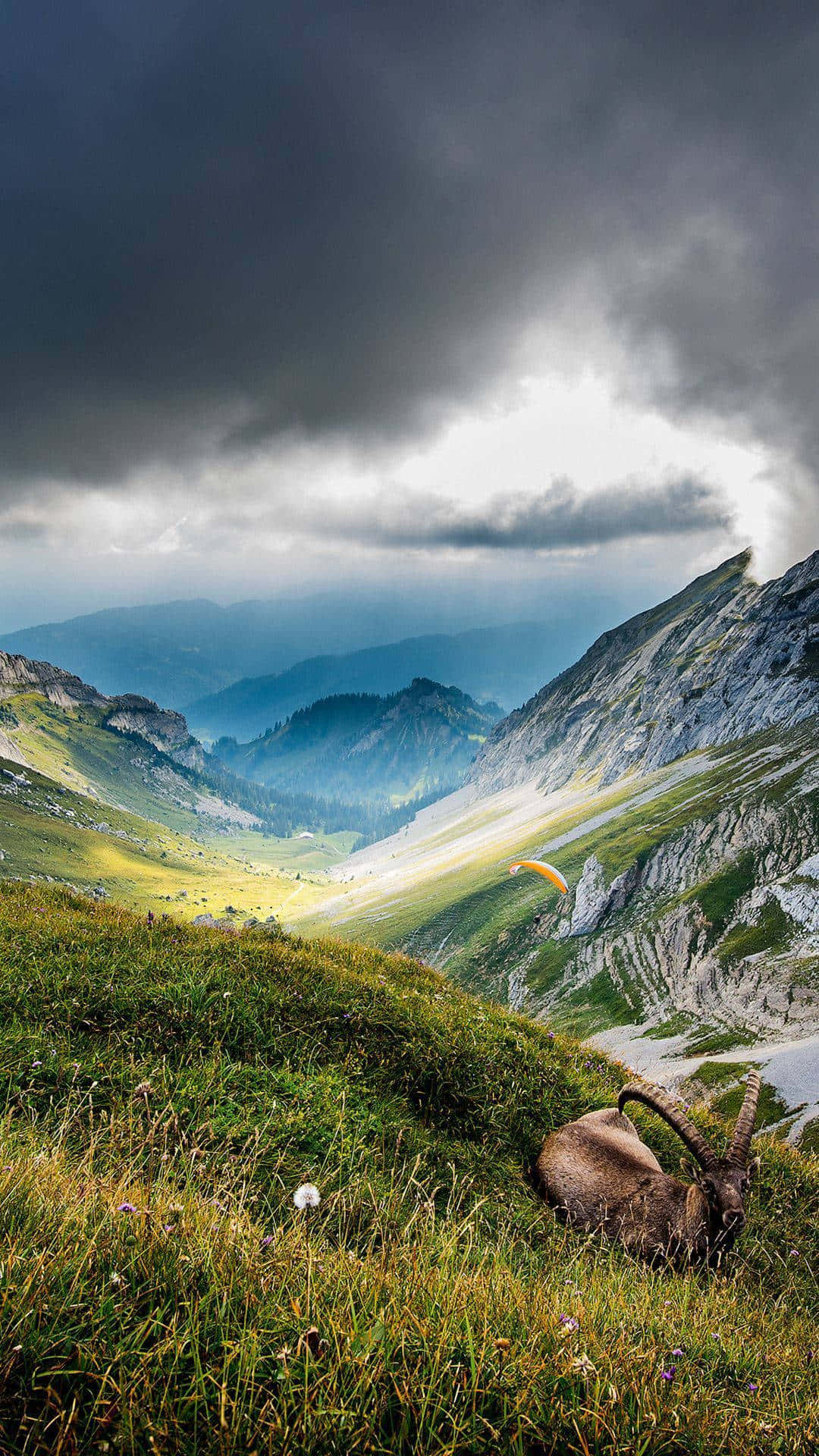 Portrait Photography Beautiful Mountain Range View