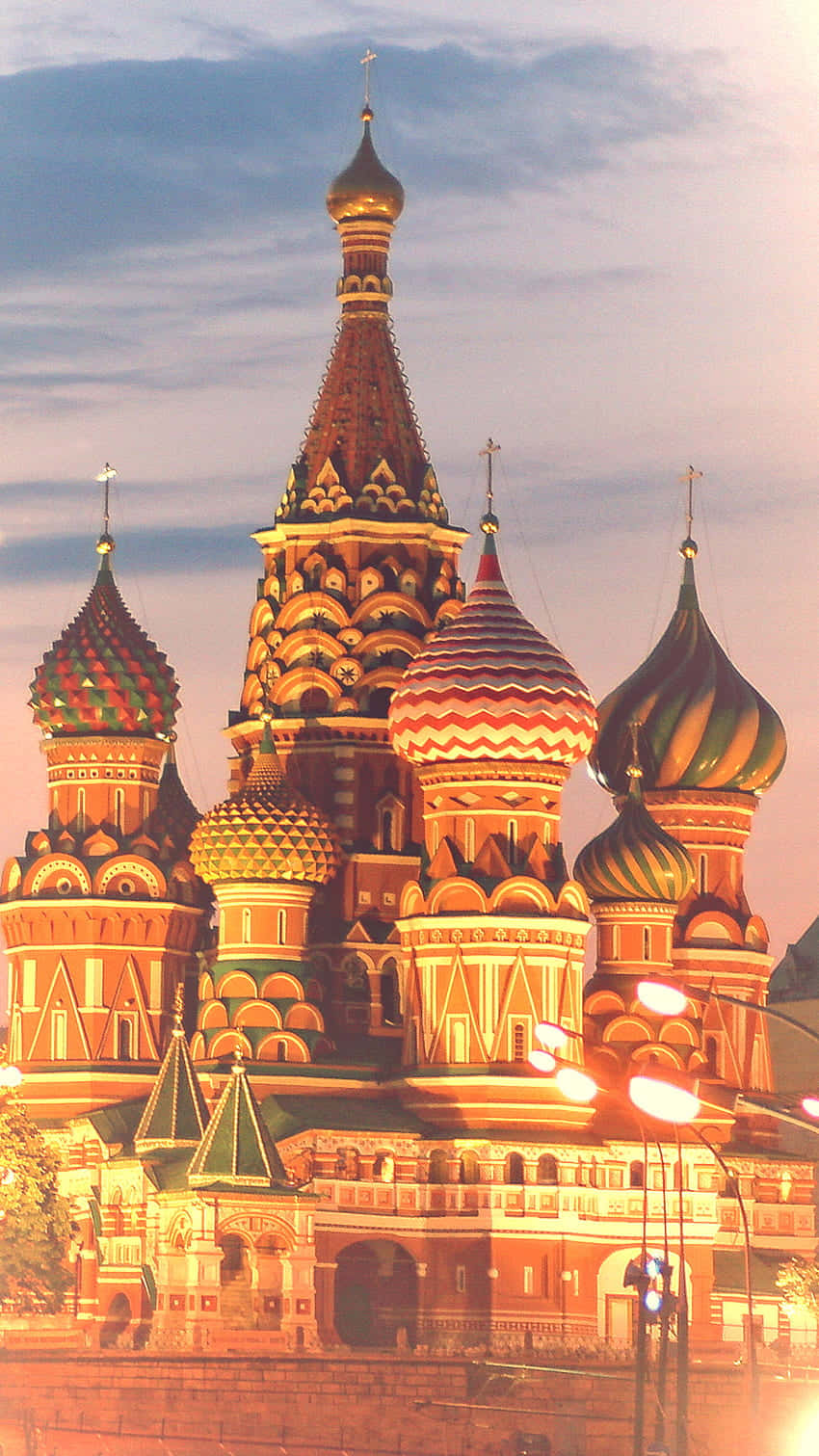 Portrait View Kremlin Moscow Background