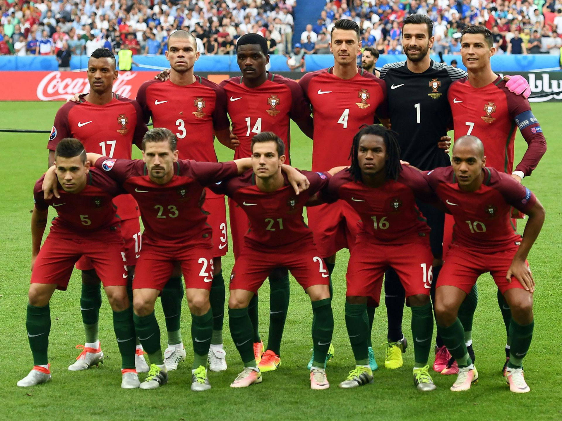 Portugal National Football Team Camaraderie Pose