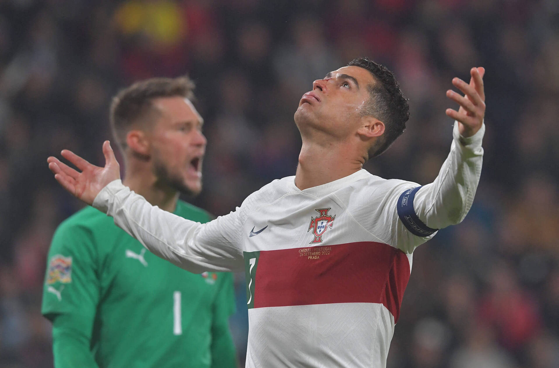 Portugal National Football Team Cr7 Opened Arms