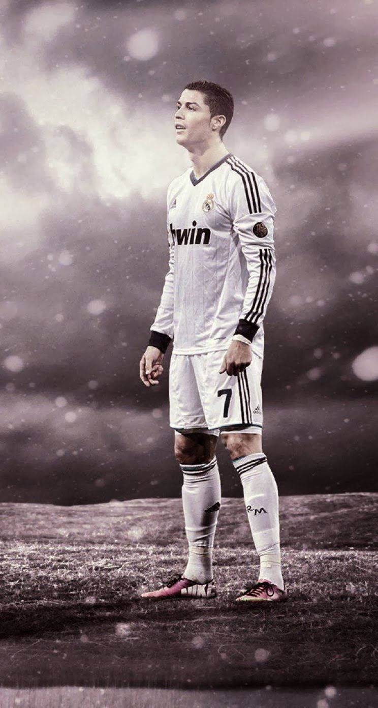 Portuguese Professional Footballer Cristiano Ronaldo Sports Iphone Background