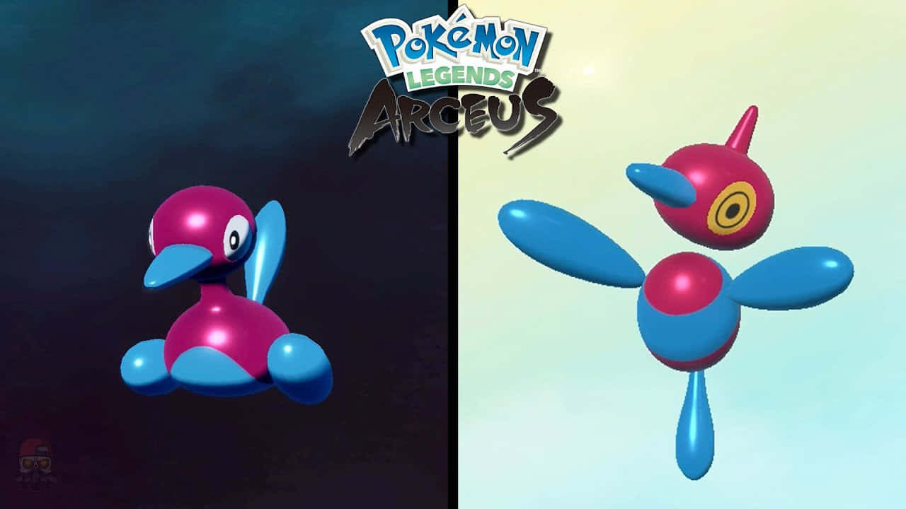 Porygon2 And Porygon-z Side-by-side Background