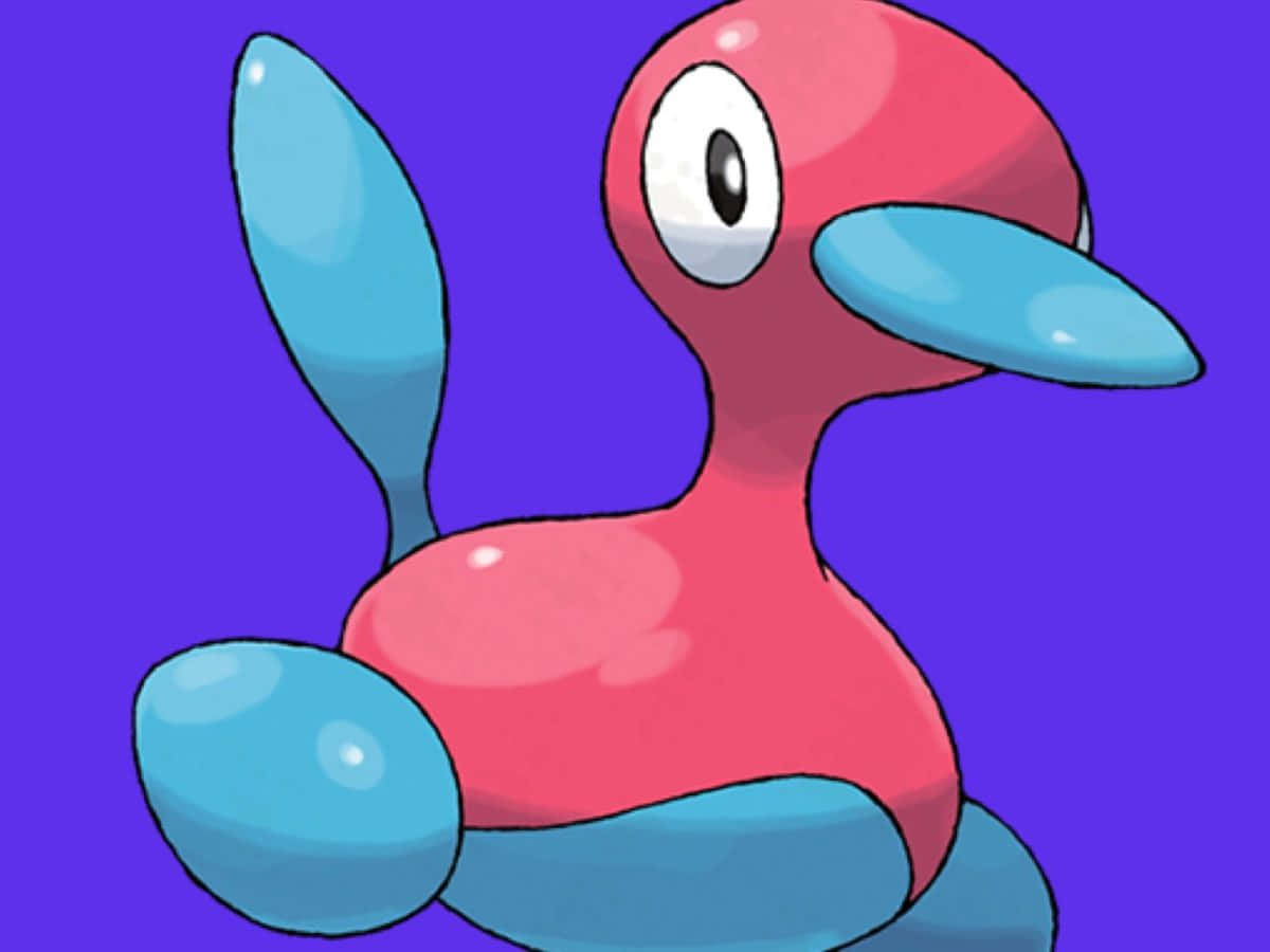 Porygon2 Blue Art Hd Background
