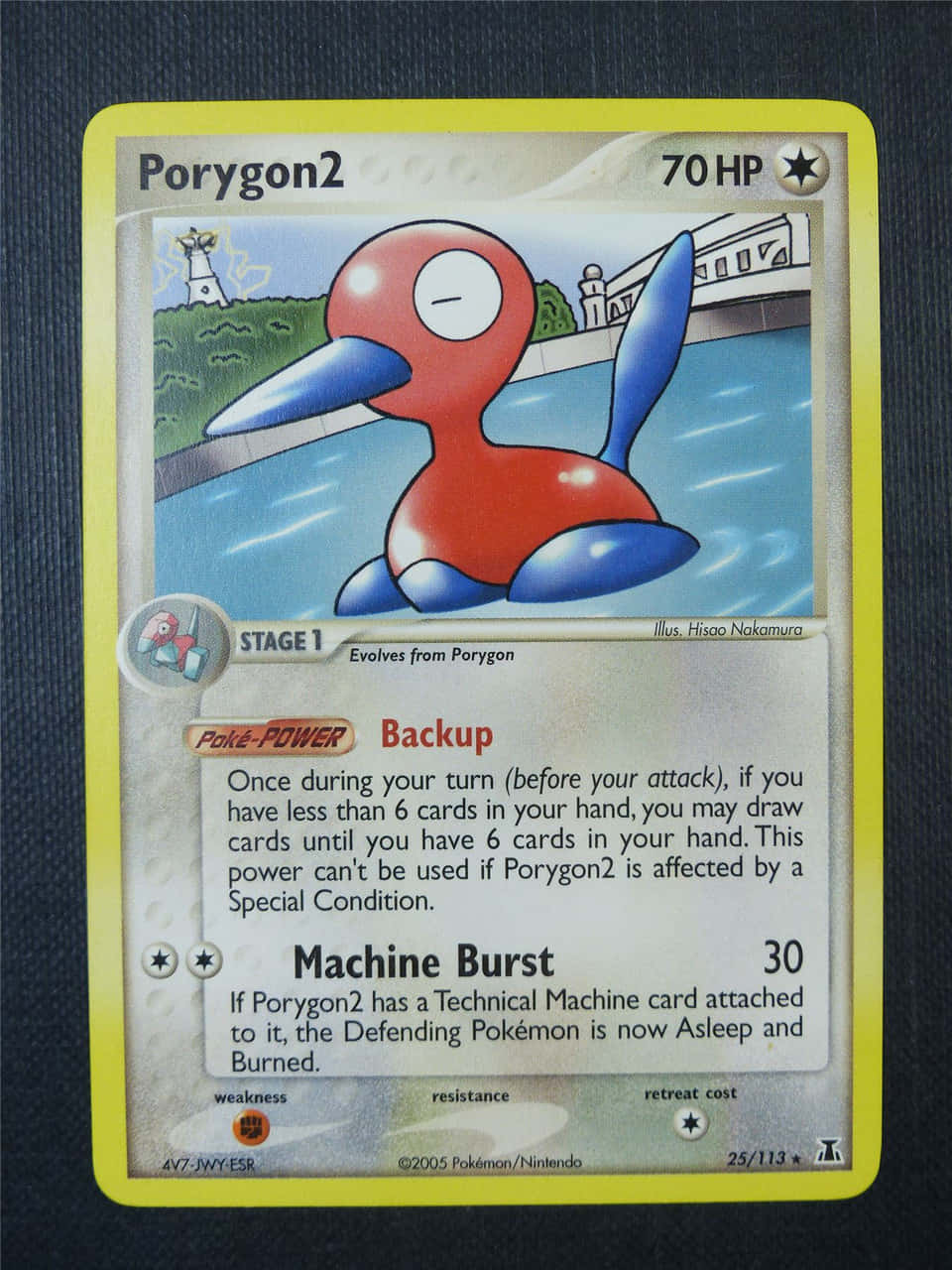 Porygon2 Pokemon Card Background