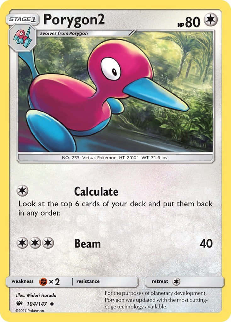 Porygon2 Pokemon Card Photo