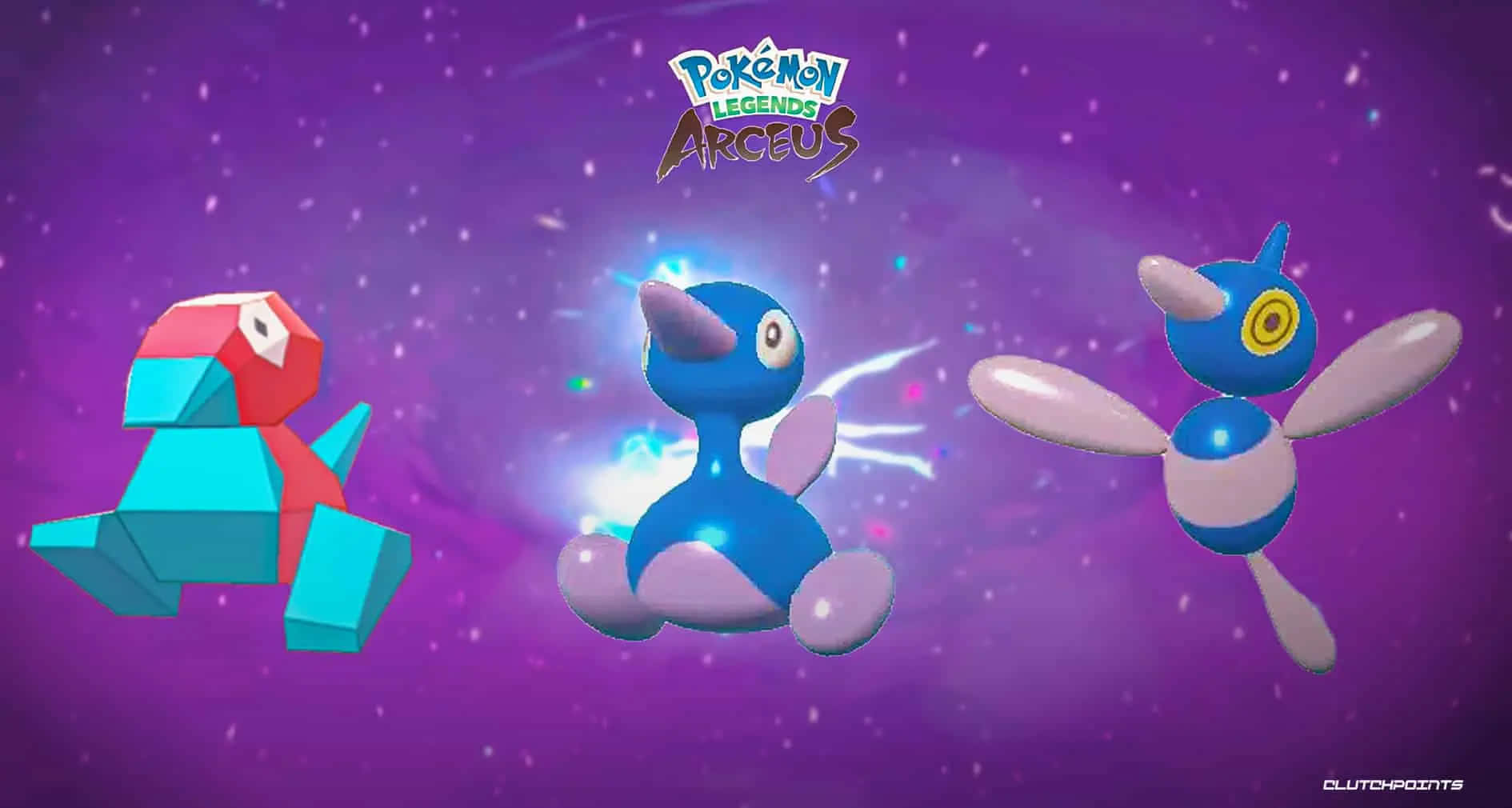 Porygon2 Pokemon Legends Arceus Poster Background