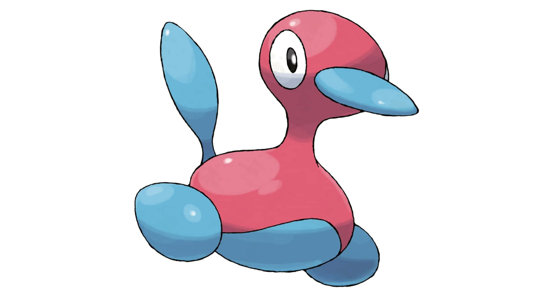 Porygon2 White Art Hd