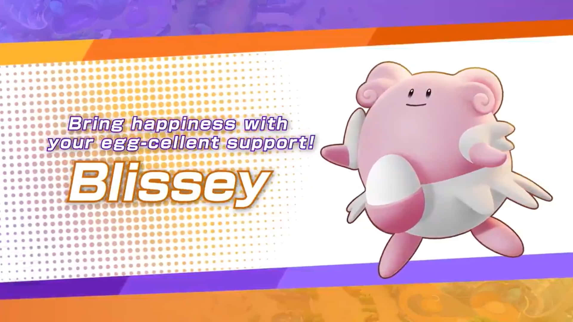 Posing 3d Blissey Background