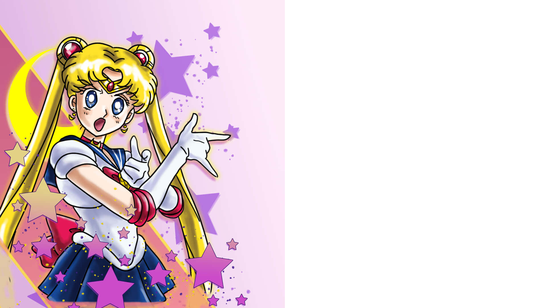 Posing Stars Sailor Moon Pfp Background