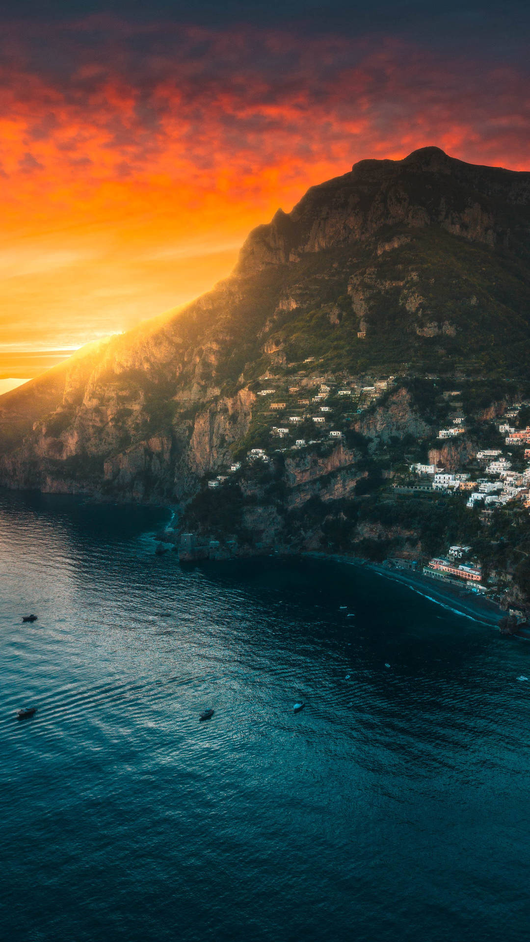 Positano Scenery For Iphone Screen