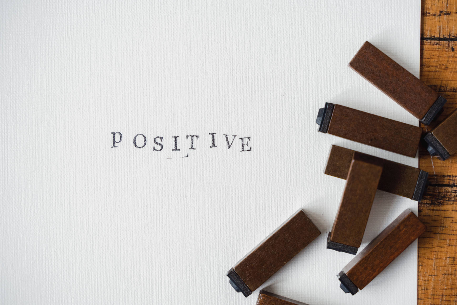 Positive Typography Background
