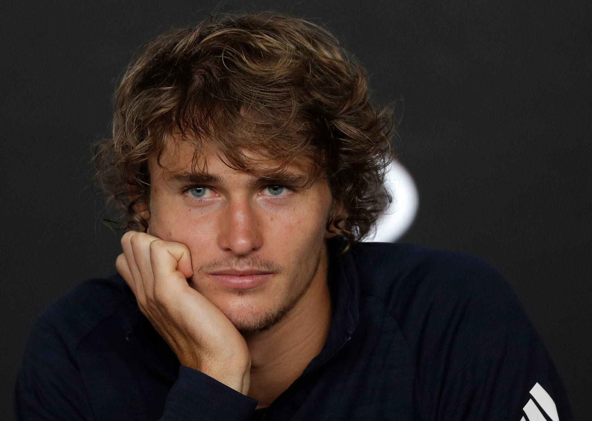 Post-game Interview Session With Alexander Zverev Background