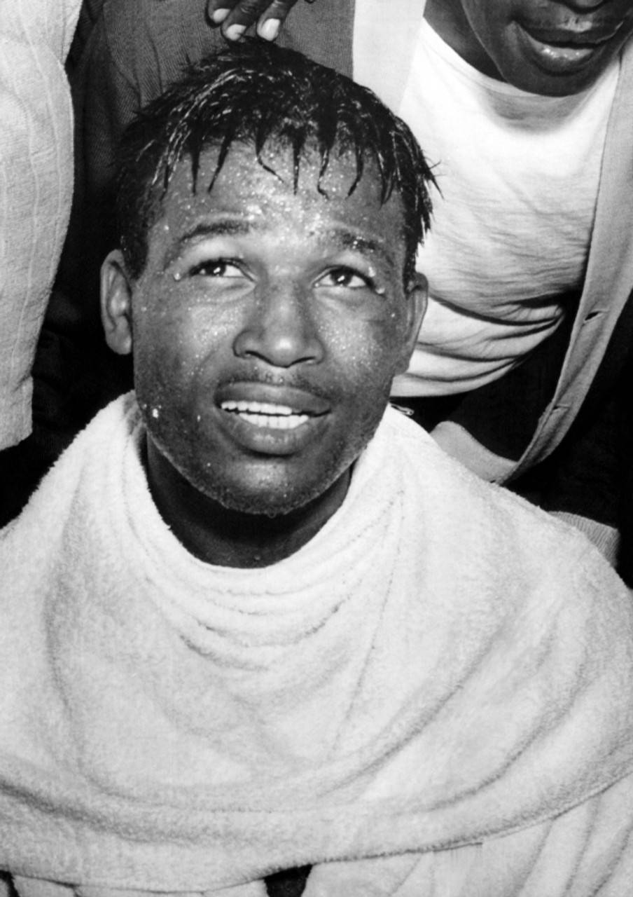 Post Match Sugar Ray Robinson Background