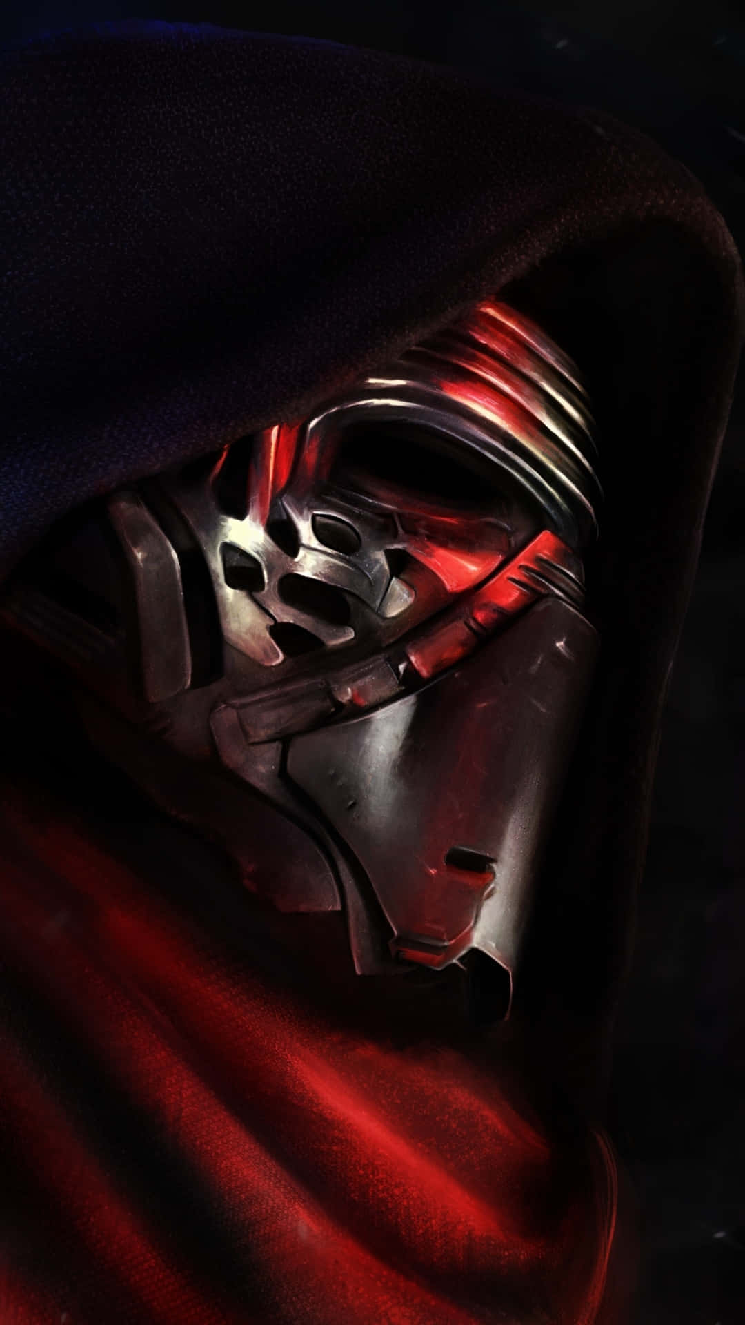 Postcard-perfect View Of Kylo Ren's Star Fighter Background