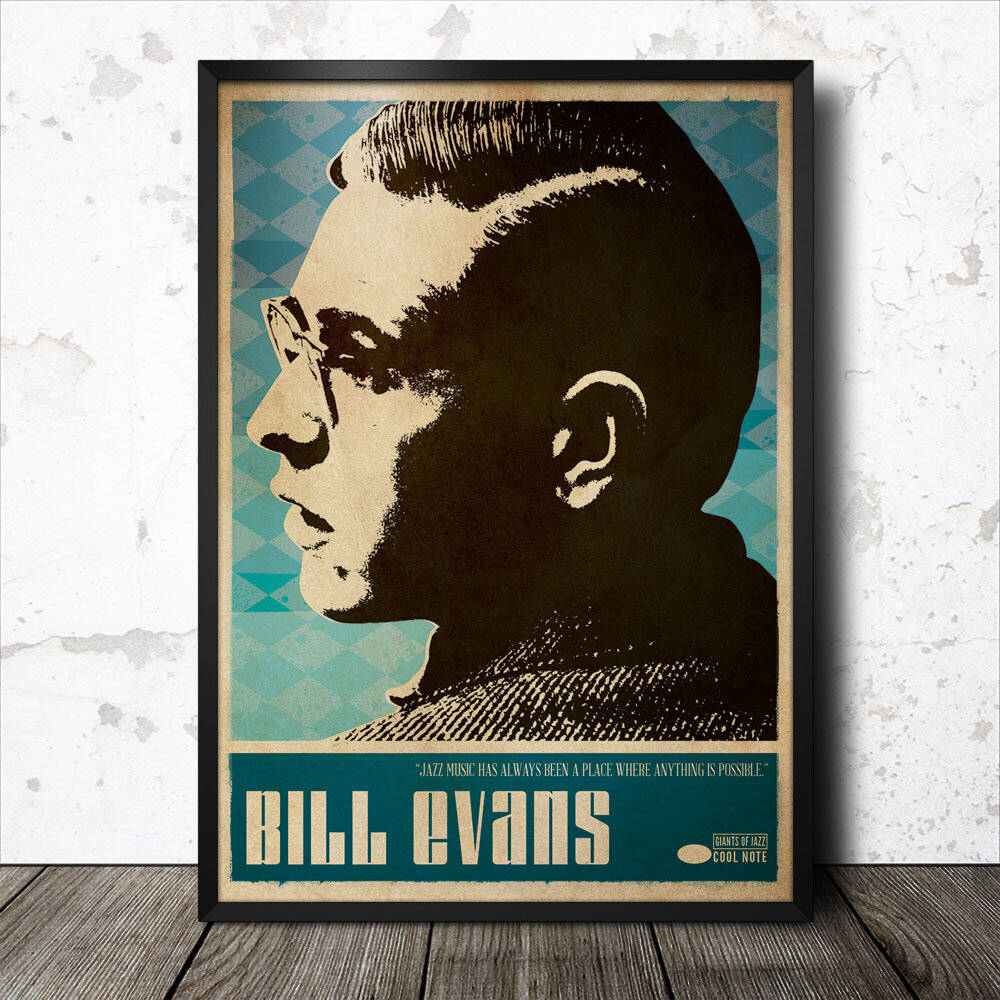 Poster Cover Bill Evans Table Background