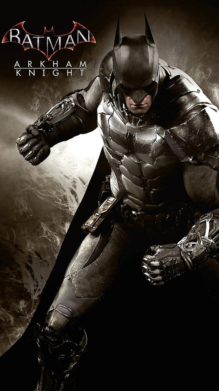 Poster Of Batman Arkham Knight Iphone Background