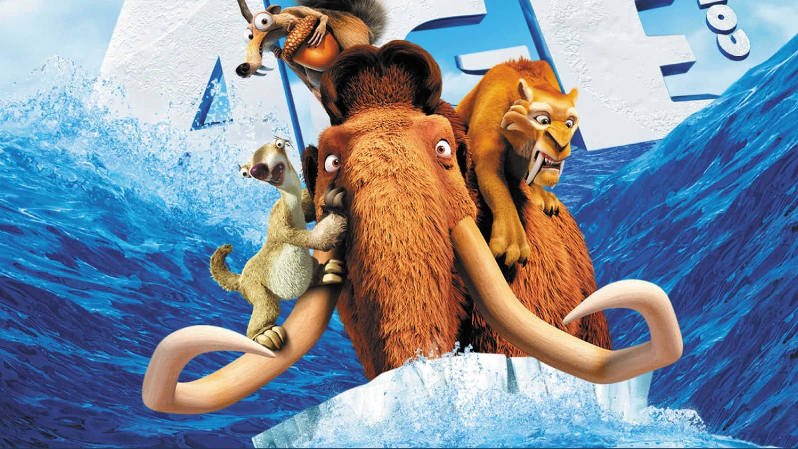 Poster Of Ice Age: Continental Drift Background