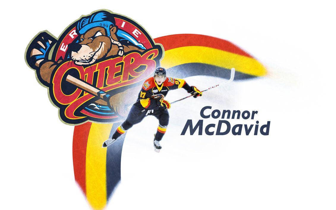 Poster Of Nhl Player Connor Mcdavid Background