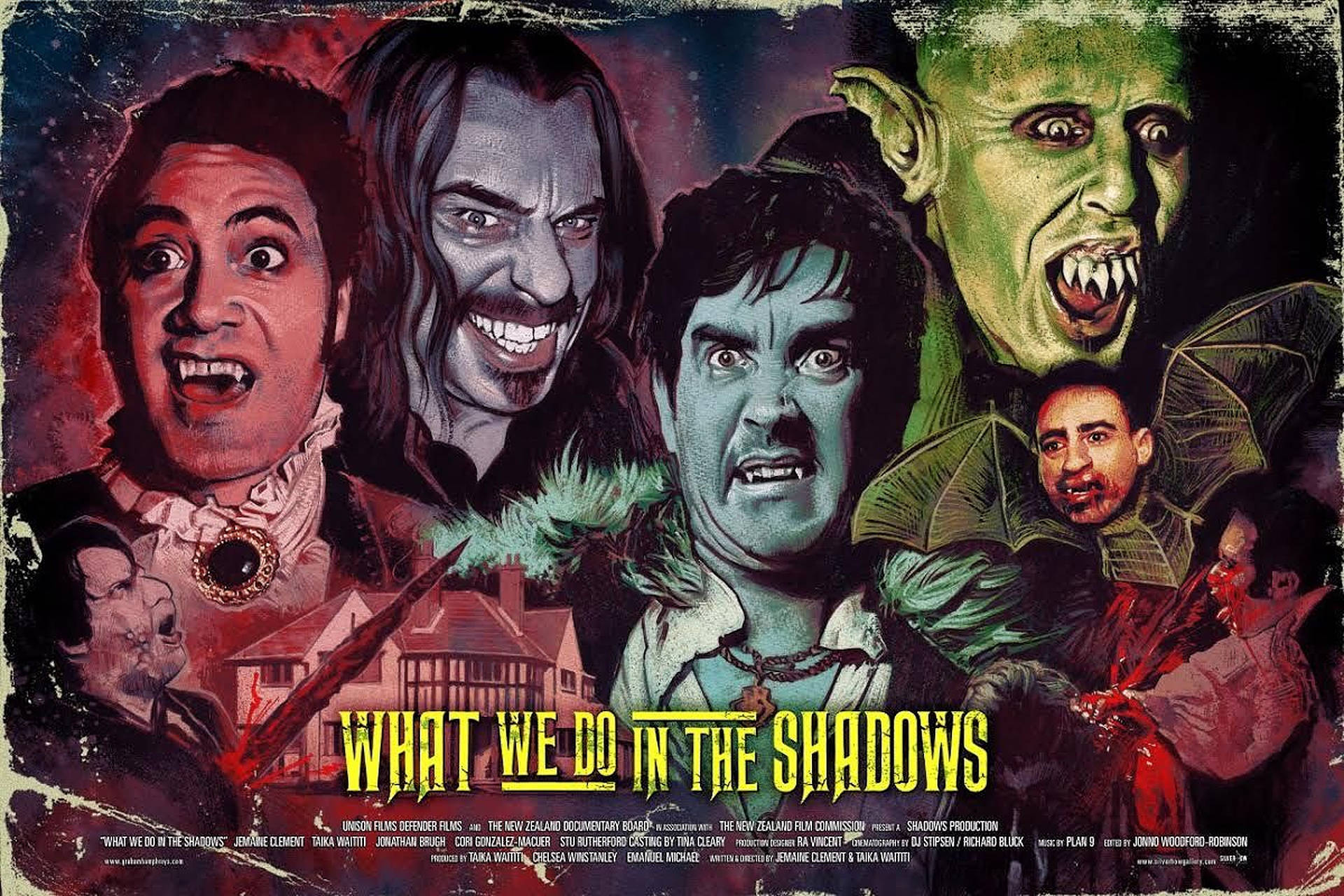 Poster Of The Popular Movie - What We Do In The Shadows