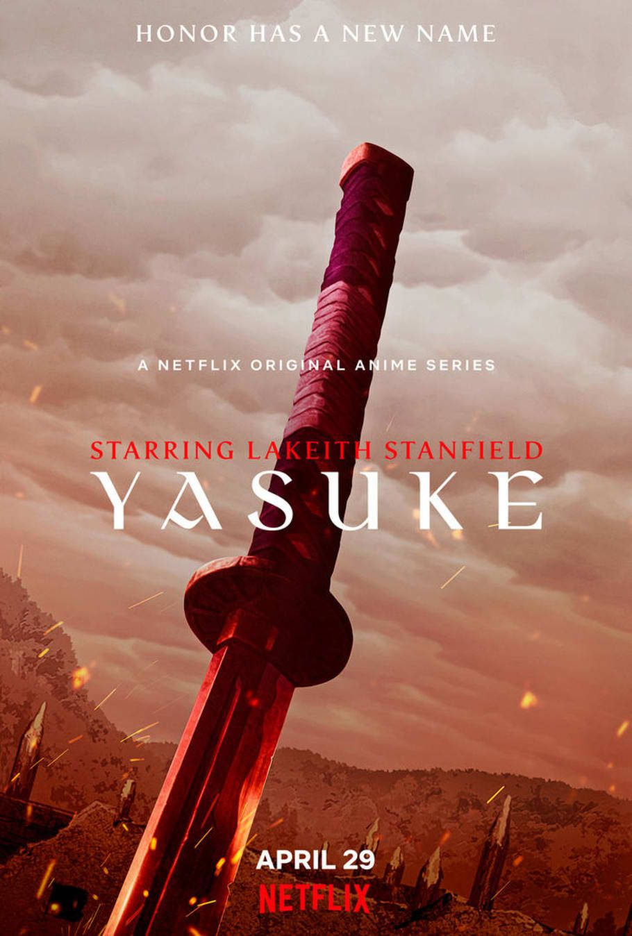 Poster Of Yasuke Anime Movie Background