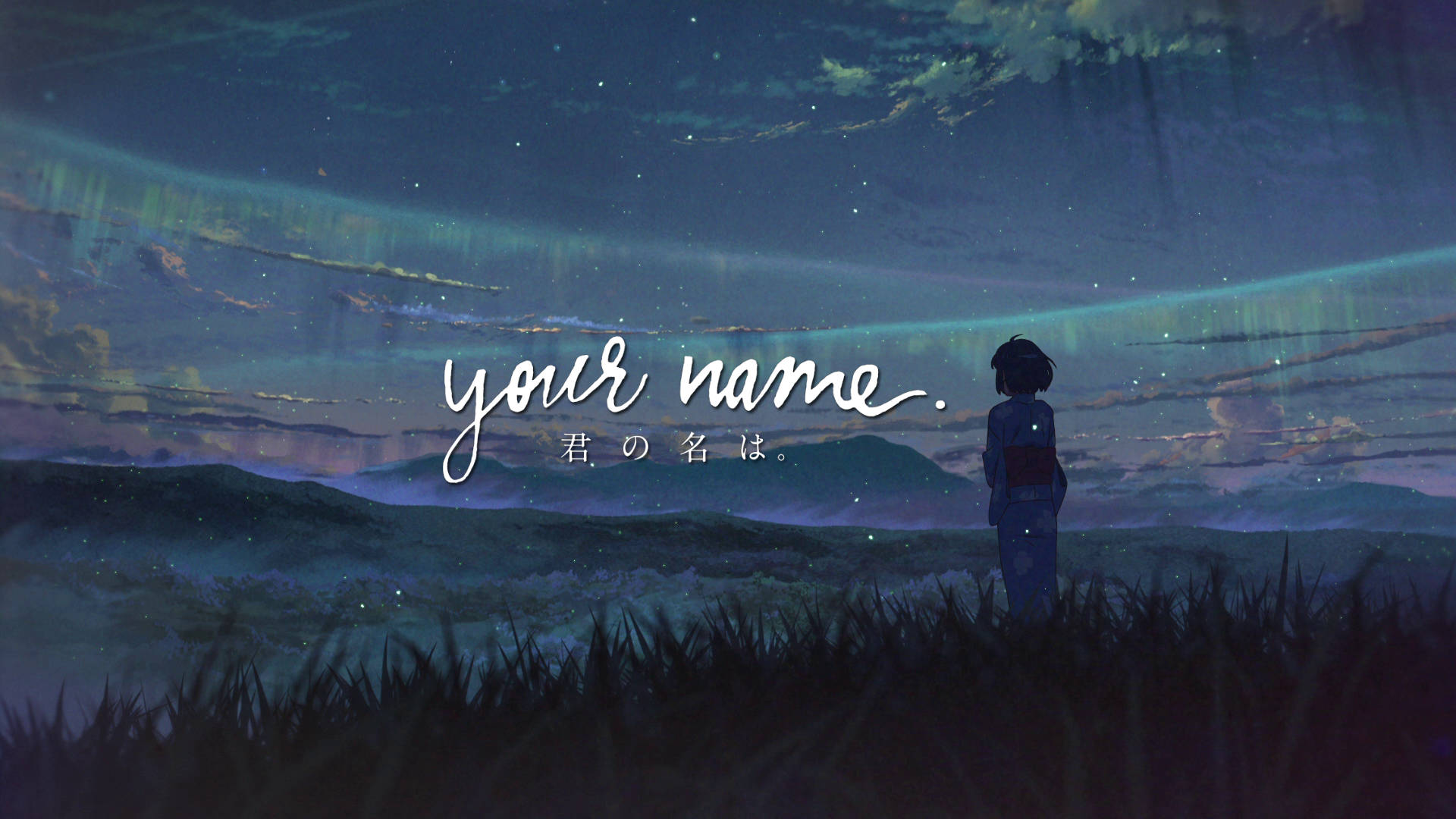 Poster Of Your Name Anime Background