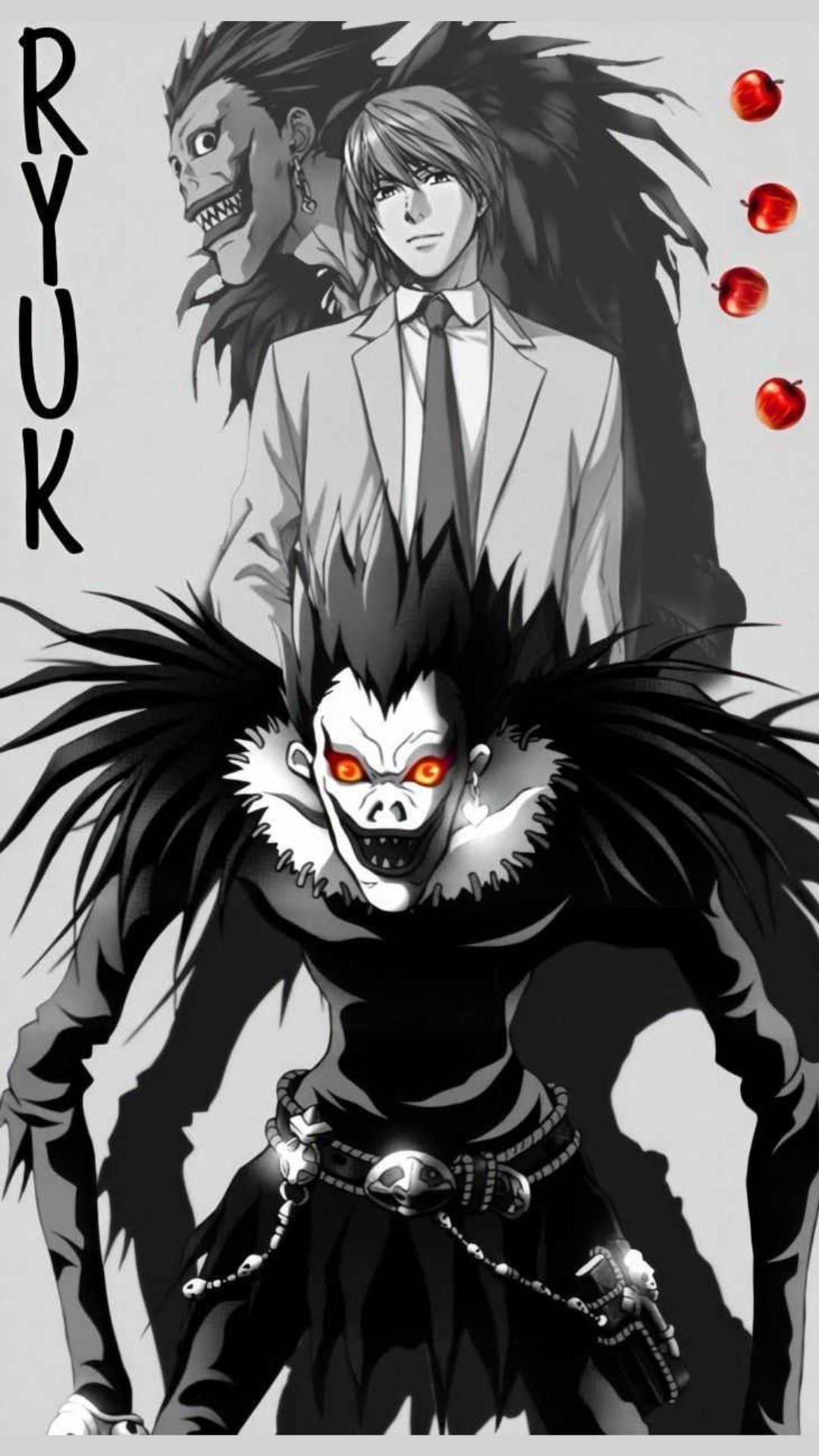 Poster Ryuk And Light Death Note Iphone Background