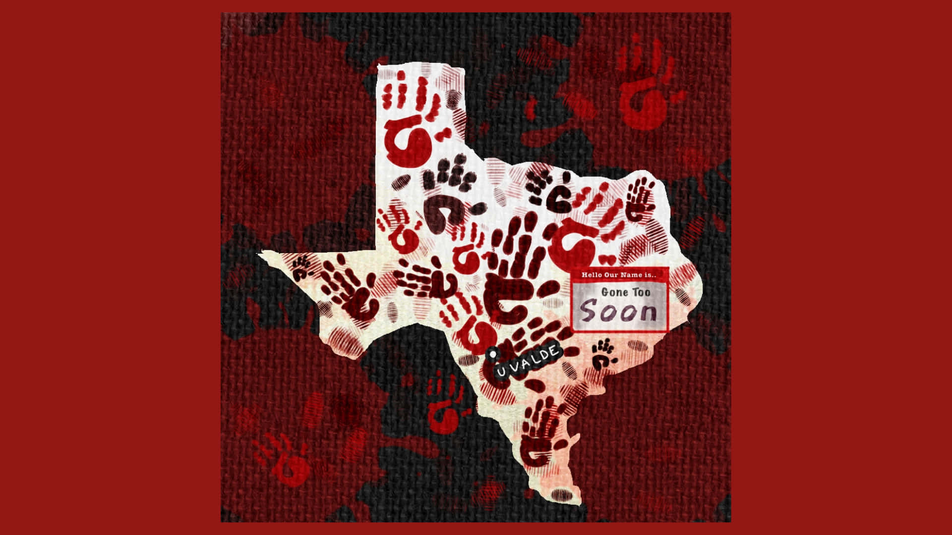 Posthumous Tribute For Uvalde Victims Background