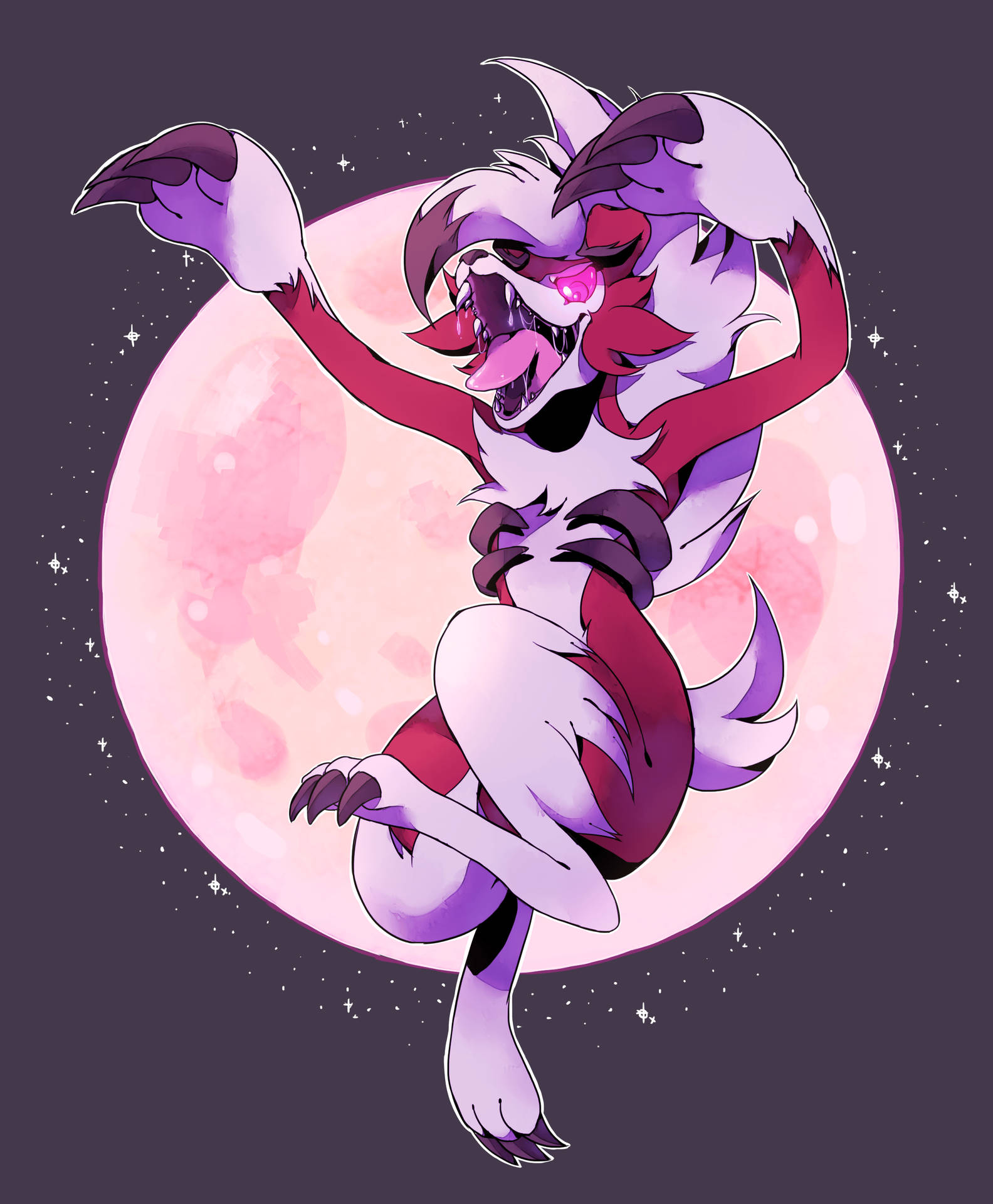 Pouncing Midnight Lycanroc