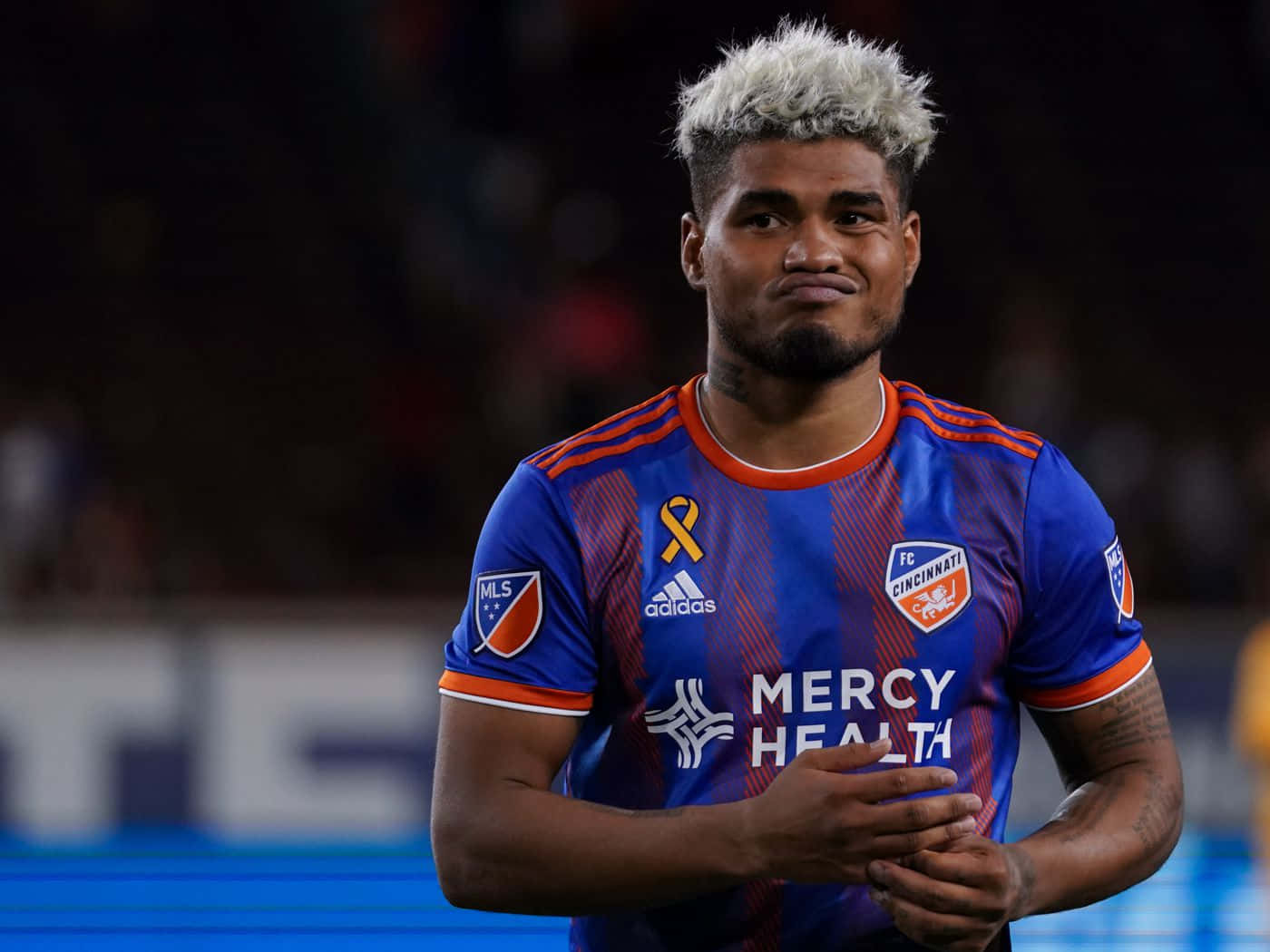 Pouting Atlanta United Fc Striker Josef Martinez Background