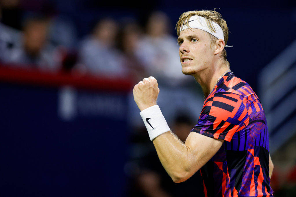Power And Grace - Denis Shapovalov In Colourful Tennis Gear