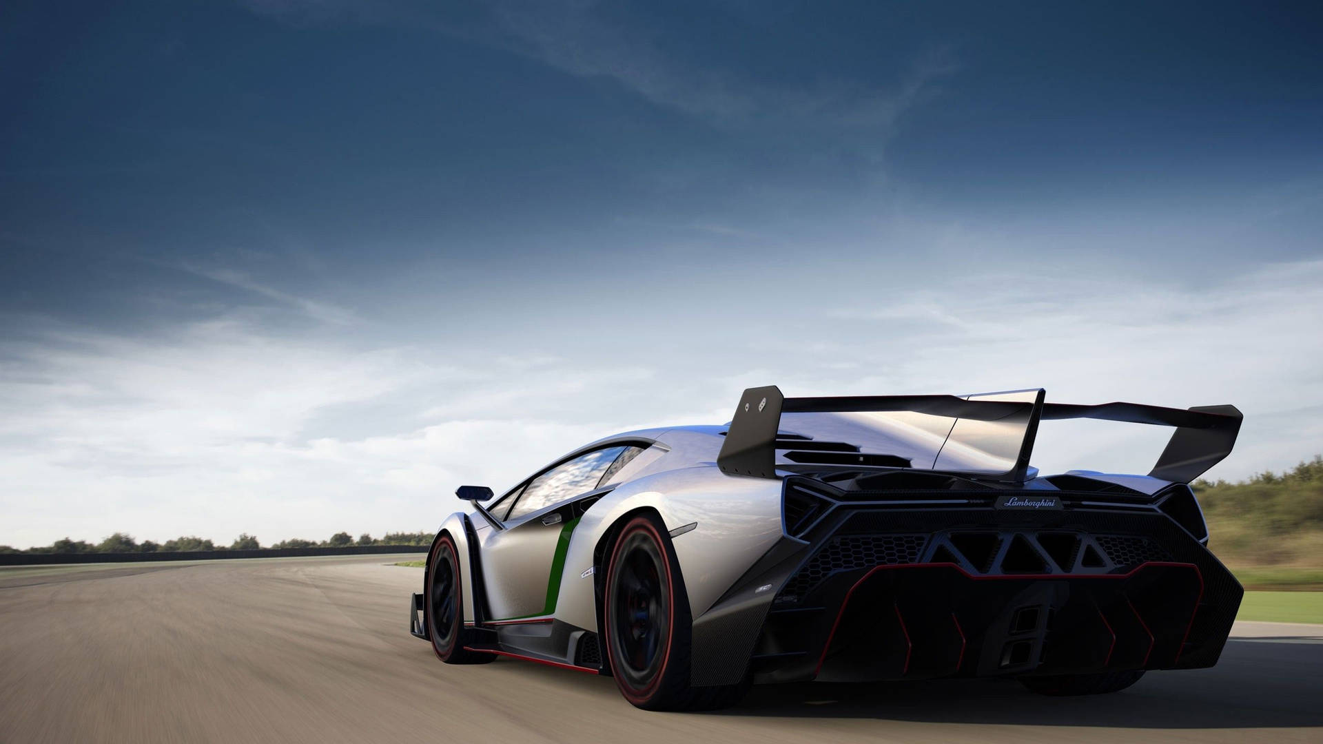 Power And Luxury Redefined - Black Lamborghini Background