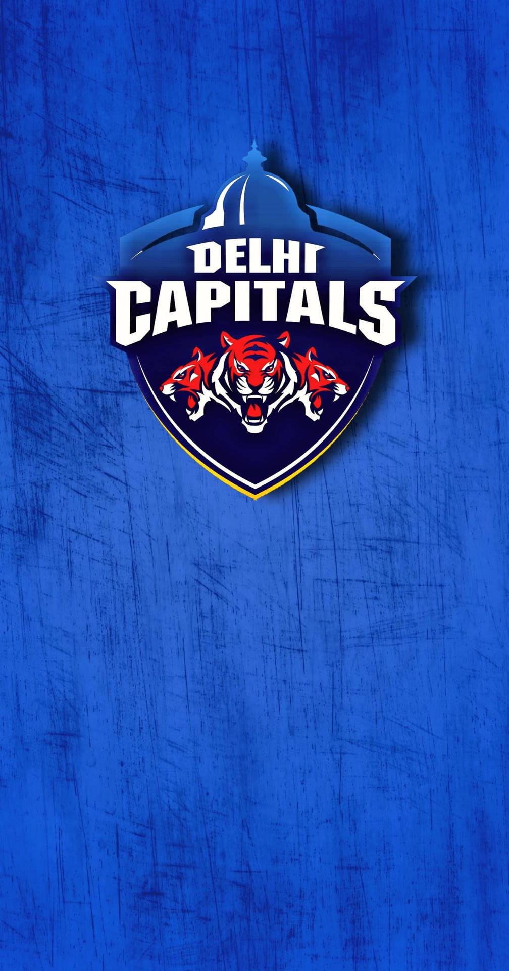 Power And Passion - The Delhi Capitals Logo Background