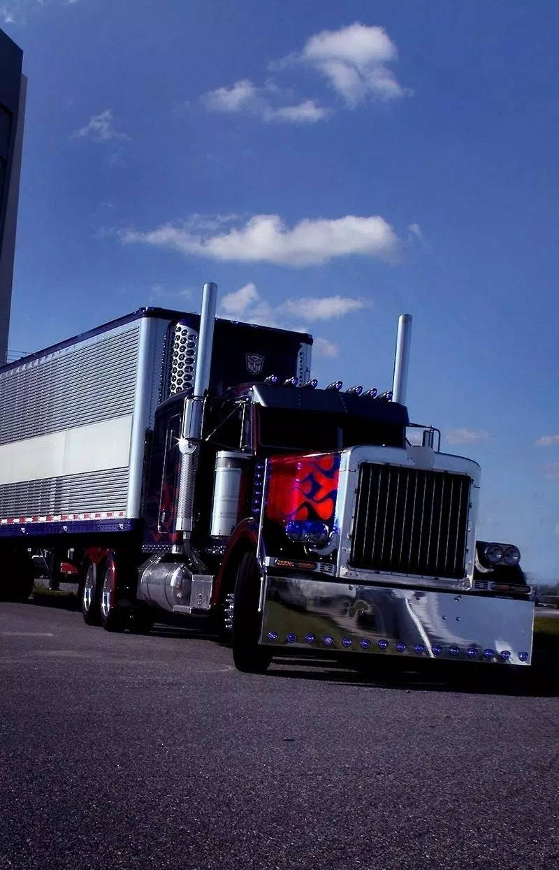 Power And Strength From Peterbilt Background