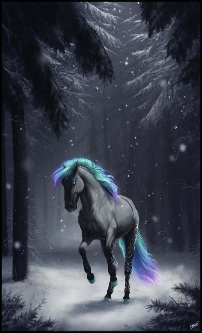 Power And Strength In Freedom | Cool Horse Background