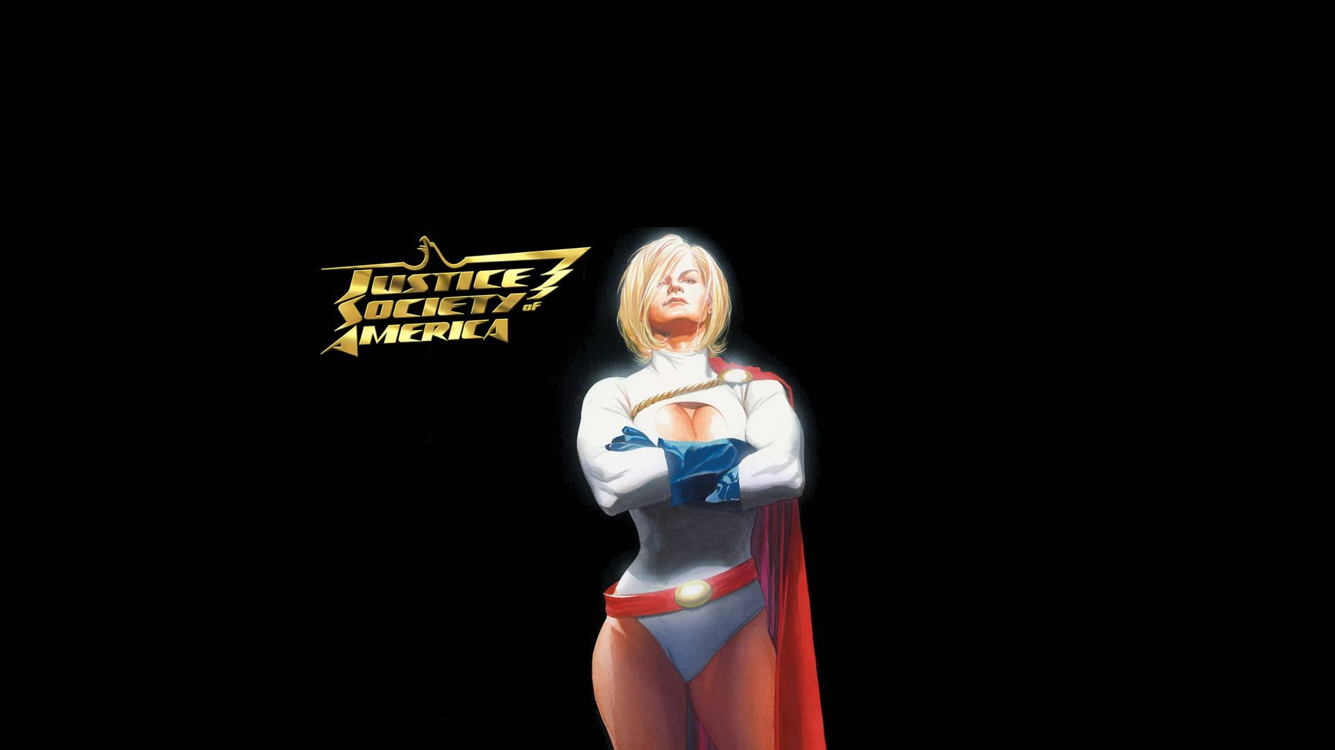 Power Girl: Justice Society Of America Background