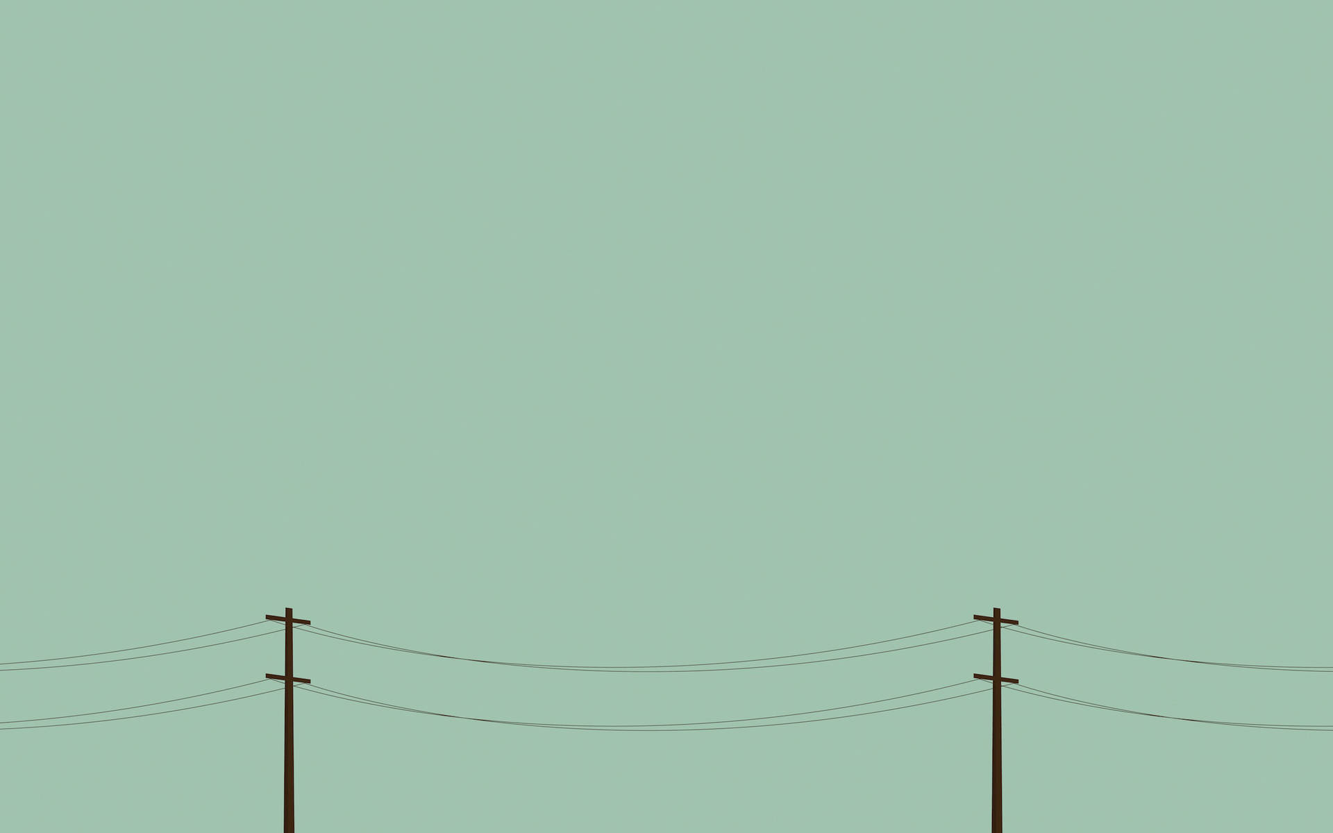 Power Line Aesthetic Art Desktop Background