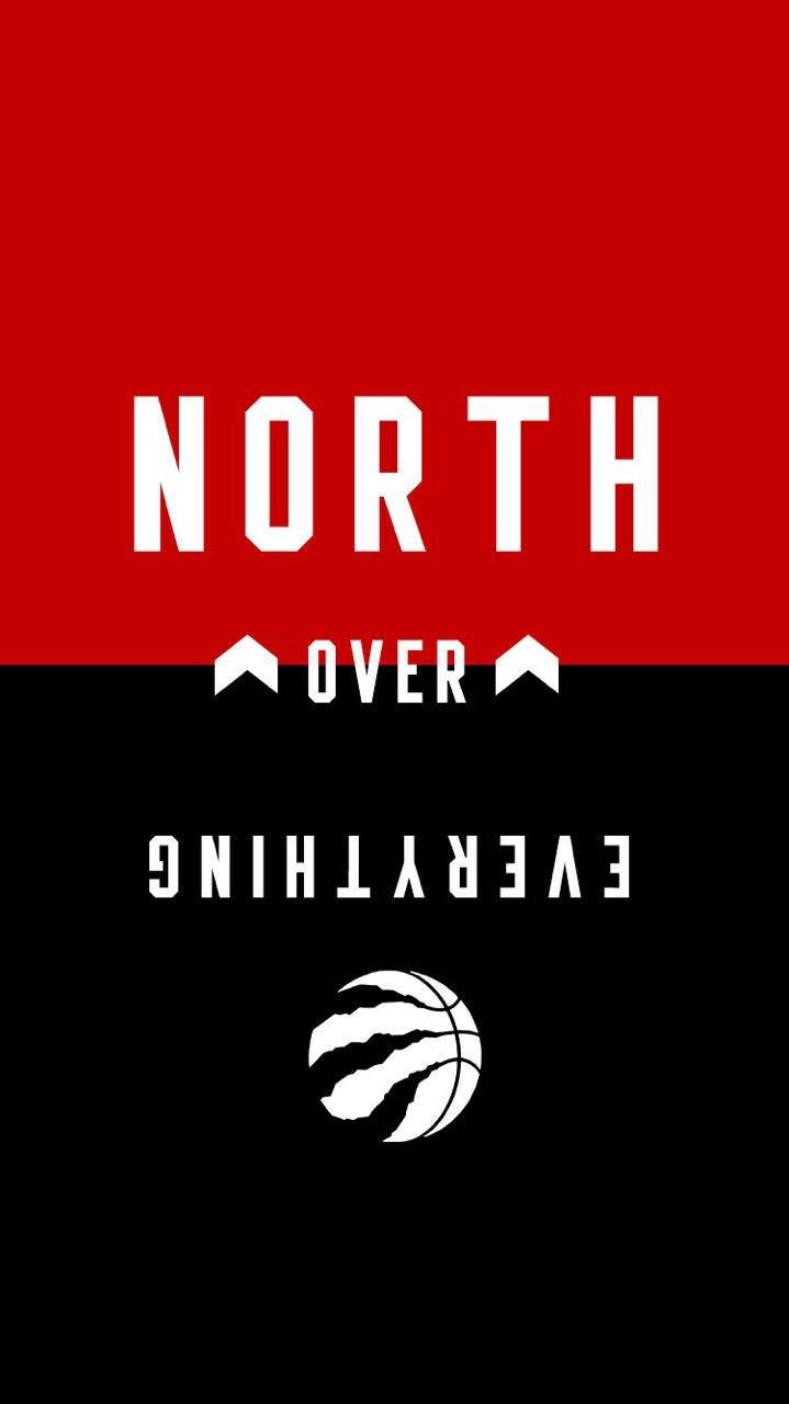 Power Of The North - Expressive Toronto Raptors Themed Artwork Background