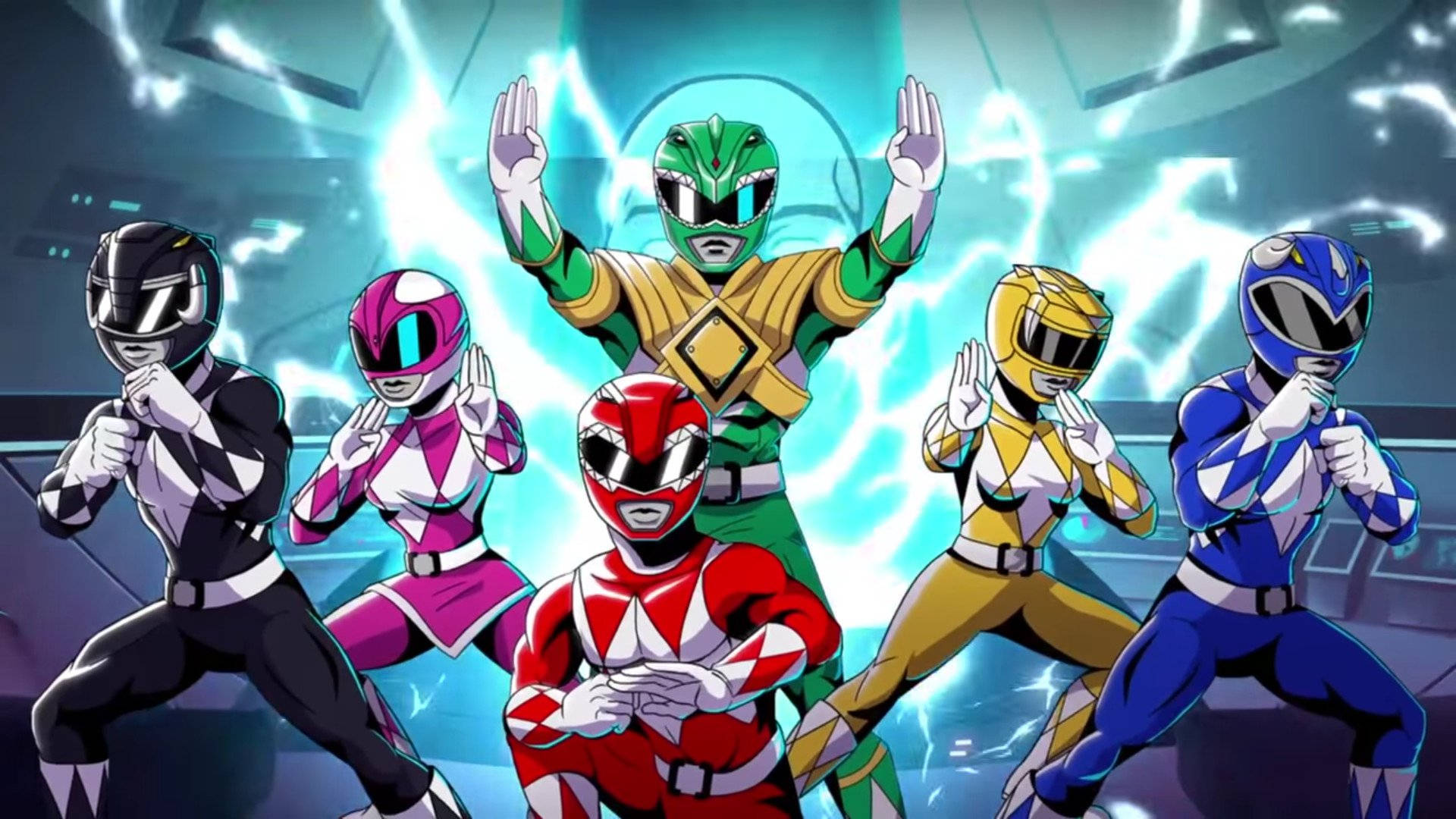 Power Rangers Cartoon Background