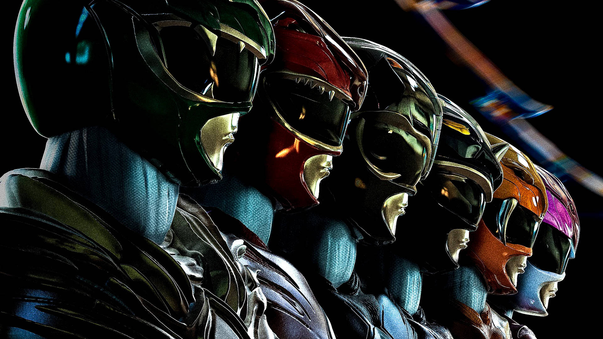 Power Rangers Close Up Background