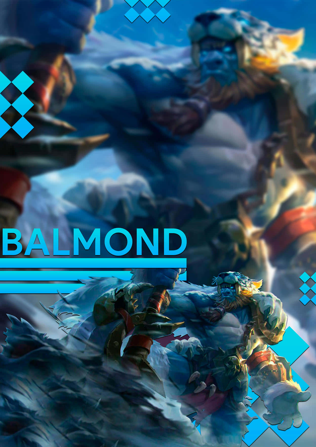 Power Source Balmond Mobile Legend Fan Art Background