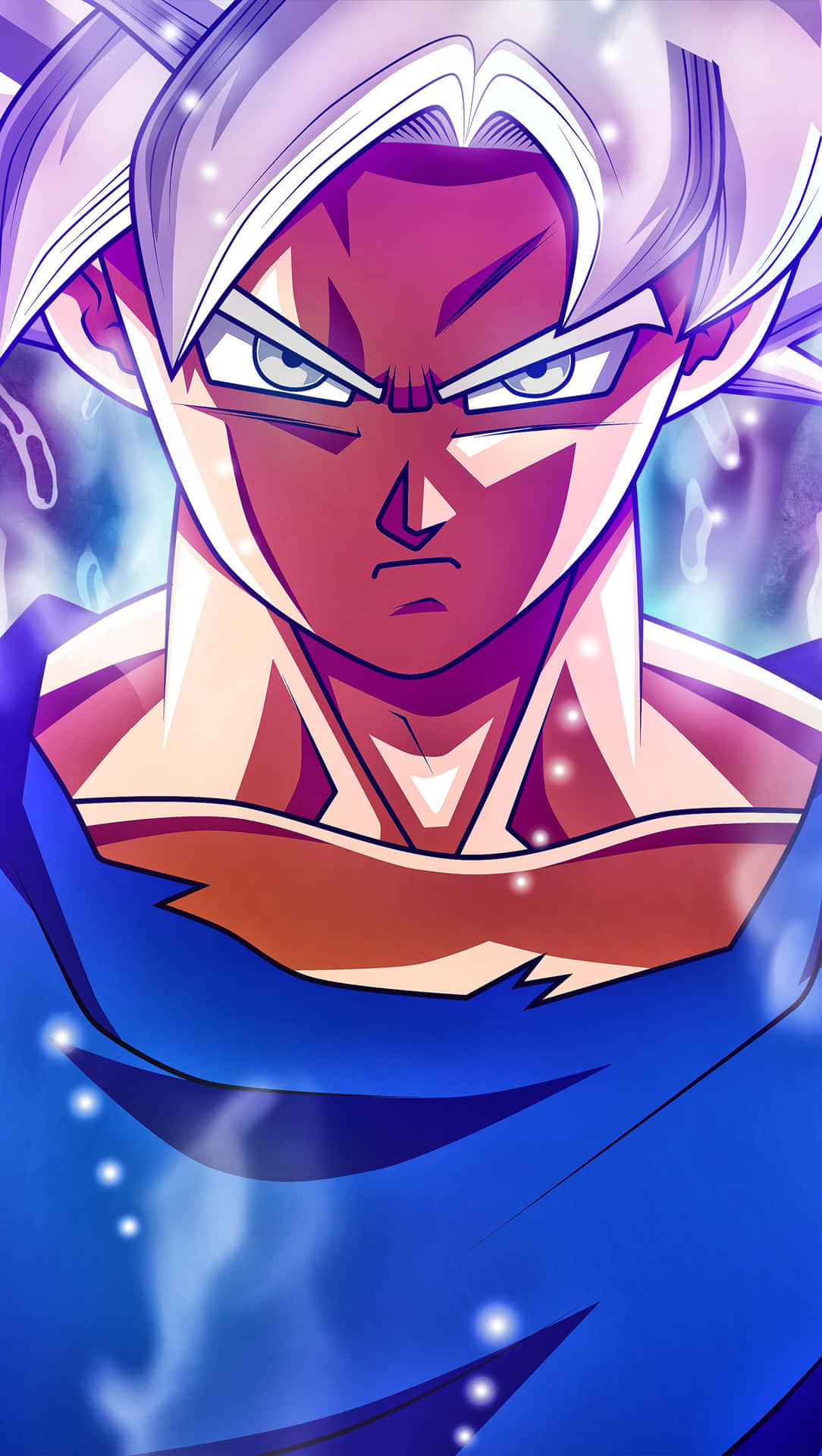 Power Unleashed - Dragon Ball's Goku Achieves Ultra Instinct Background