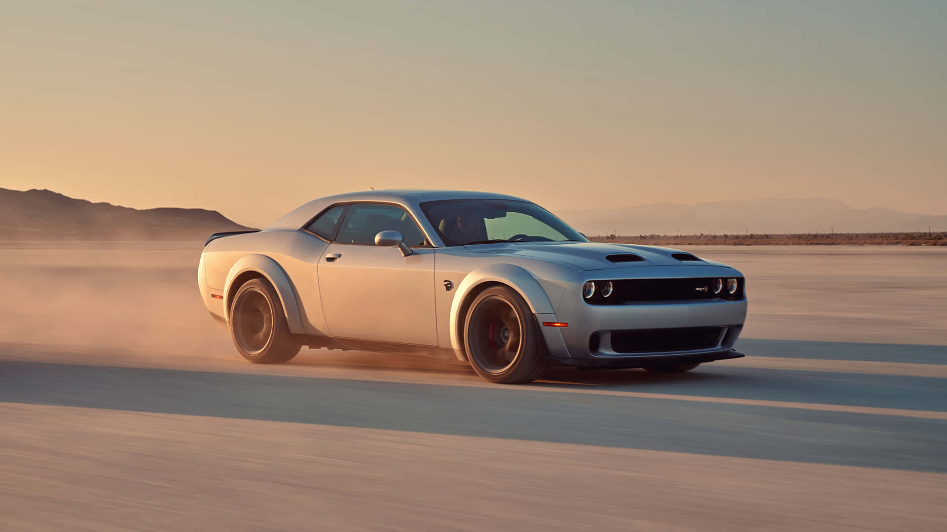 Powerful And Stylish: The Dodge Hellcat Background