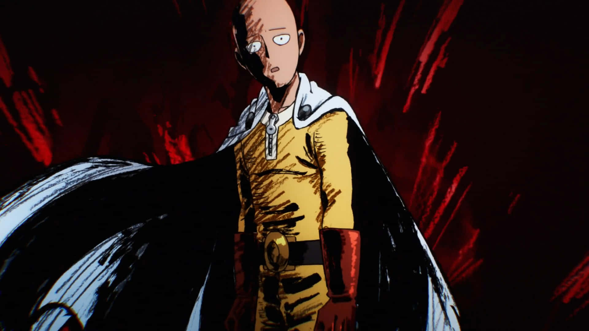 Powerful Bald Hero In Action